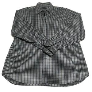 CANALI  Sportswear plaid Dress Shirt XL